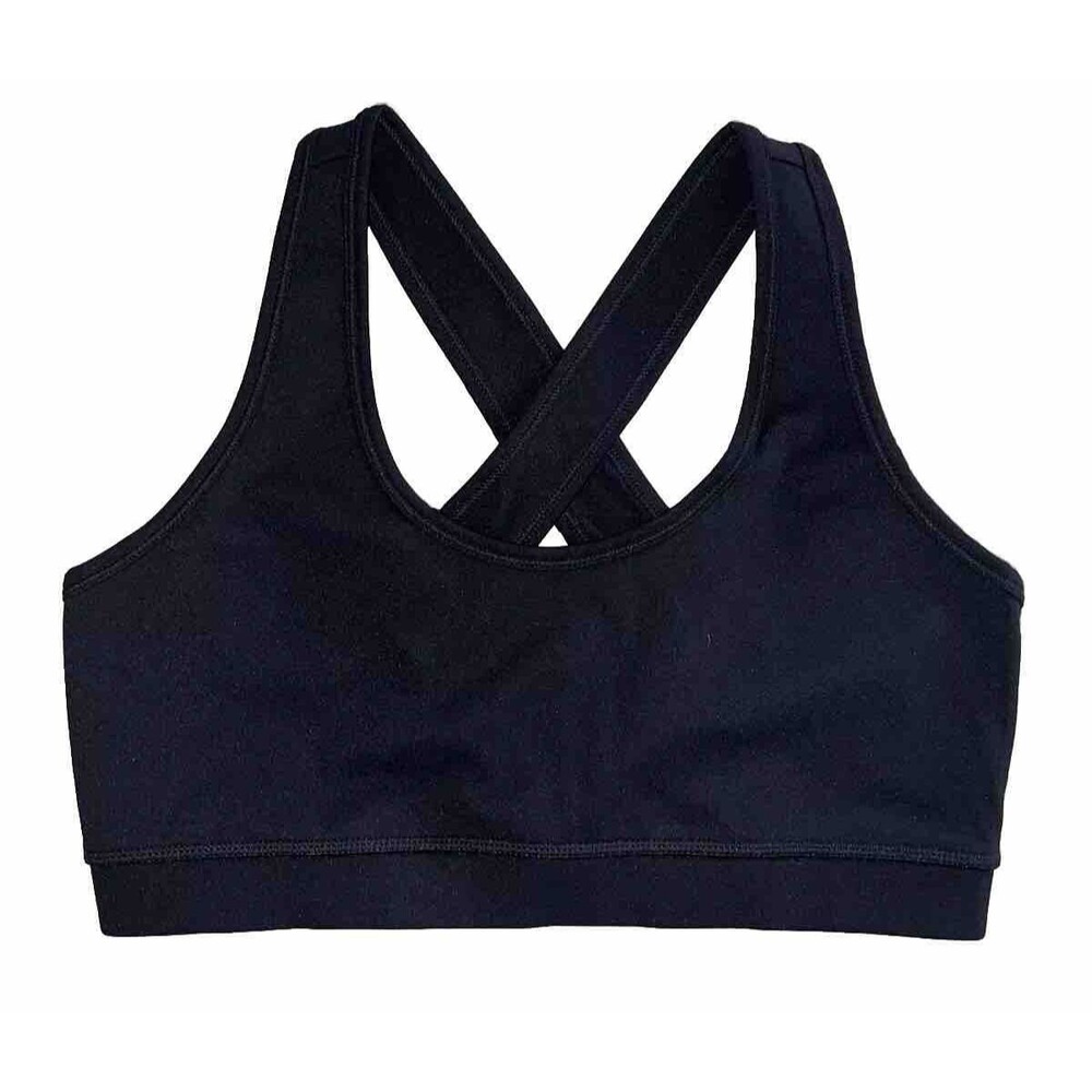 Fourlaps 4 Laps Women's Infinity Sports Bra Black Workout Size Small NWT